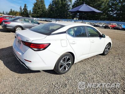 Trzecie zdjęcie samochodu z tyłu: 2022 NISSAN SENTRA SV VIN:3N1AB8CV3NY260879 - miniatura