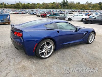 Trzecie zdjęcie samochodu z tyłu: 2018 CHEVROLET CORVETTE STINGRAY 1LT VIN:1G1YB2D76J5105526 - miniatura