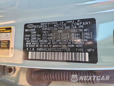 Zdjęcie 14 z 14 samochodu: 2025 HYUNDAI KONA SE VIN:KM8HACAB3SU327758 - miniatura