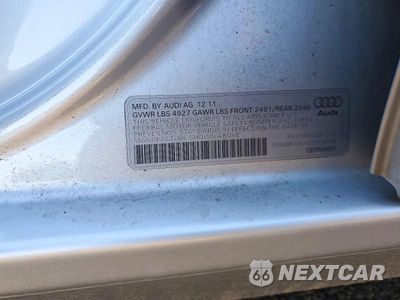 Zdjęcie 12 z 12 samochodu: 2012 AUDI A4 PREMIUM VIN:WAUBFAFLXCN018198 - miniatura
