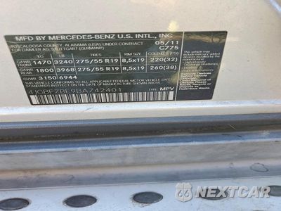 Zdjęcie 14 z 14 samochodu: 2011 MERCEDES-BENZ GL 450 4MATIC VIN:4JGBF7BE9BA742401 - miniatura