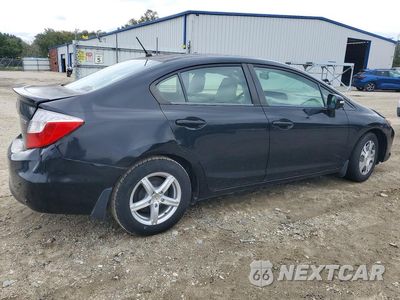 Trzecie zdjęcie samochodu z tyłu: 2012 HONDA CIVIC HYBRID VIN:JHMFB4F24CS010011 - miniatura