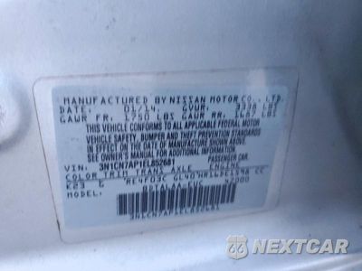 Zdjęcie 12 z 12 samochodu: 2014 NISSAN VERSA 1.6 S VIN:3N1CN7AP1EL852681 - miniatura