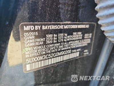 Zdjęcie 13 z 13 samochodu: 2016 BMW X4 XDRIVE28I VIN:5UXXW3C52G0M90200 - miniatura