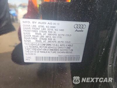 Zdjęcie 13 z 13 samochodu: 2013 AUDI Q7 PREMIUM PLUS VIN:WA1LGAFE3DD016364 - miniatura