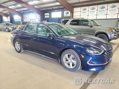 Czwarte zdjęcie samochodu z boku: 2021 HYUNDAI SONATA SE VIN:5NPEG4JA8MH082925 - miniatura