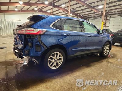 Trzecie zdjęcie samochodu z tyłu: 2022 FORD EDGE SEL VIN:2FMPK4J90NBA88434 - miniatura