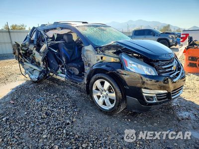 Czwarte zdjęcie samochodu z boku: 2015 CHEVROLET TRAVERSE LTZ VIN:1GNKVJKD4FJ212958 - miniatura