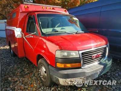 Czwarte zdjęcie samochodu z boku: 2004 GMC SAVANA CUTAWAY G3500 VIN:1GDJG31U541193986 - miniatura