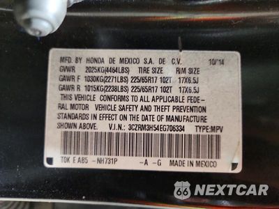 Zdjęcie 13 z 13 samochodu: 2014 HONDA CR-V EX VIN:3CZRM3H54EG706334 - miniatura
