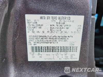 Zdjęcie 13 z 13 samochodu: 2011 FORD ESCAPE XLT VIN:1FMCU0D79BKB96211 - miniatura