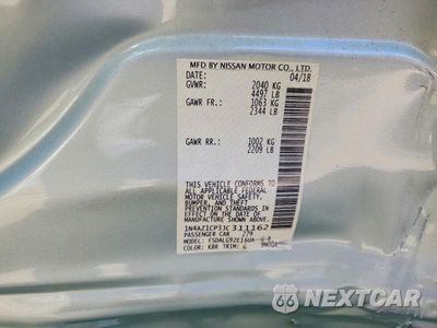 Zdjęcie 12 z 12 samochodu: 2018 NISSAN LEAF SL VIN:1N4AZ1CP3JC311162 - miniatura