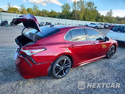 Trzecie zdjęcie samochodu z tyłu: 2018 TOYOTA CAMRY XSE VIN:4T1B61HK8JU509990 - miniatura