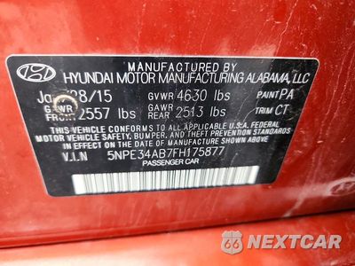 Zdjęcie 13 z 13 samochodu: 2015 HYUNDAI SONATA LIMITED 2.0T VIN:5NPE34AB7FH175877 - miniatura