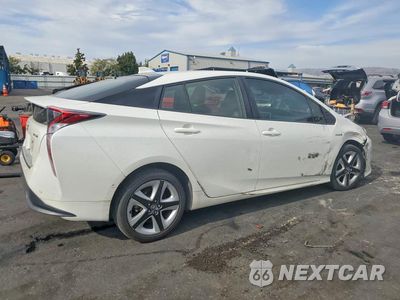 Trzecie zdjęcie samochodu z tyłu: 2017 TOYOTA PRIUS FOUR TOURING VIN:JTDKARFU2H3030325 - miniatura