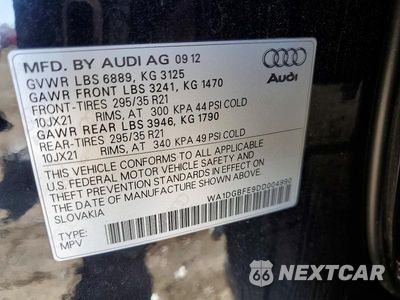 Zdjęcie 13 z 13 samochodu: 2013 AUDI Q7 PRESTIGE VIN:WA1DGBFE9DD004990 - miniatura