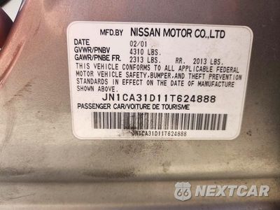 Zdjęcie 13 z 13 samochodu: 2001 NISSAN MAXIMA GXE VIN:JN1CA31D11T624888 - miniatura