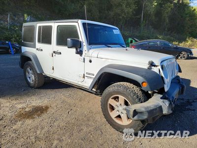 Czwarte zdjęcie samochodu z boku: 2017 JEEP WRANGLER UNLIMITED SPORT VIN:1C4HJWDGXHL574920 - miniatura