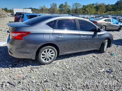 Trzecie zdjęcie samochodu z tyłu: 2019 NISSAN SENTRA S VIN:3N1AB7AP7KY207824 - miniatura