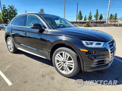 Czwarte zdjęcie samochodu z boku: 2018 AUDI Q5 PREMIUM PLUS VIN:WA1BNAFY2J2009781 - miniatura