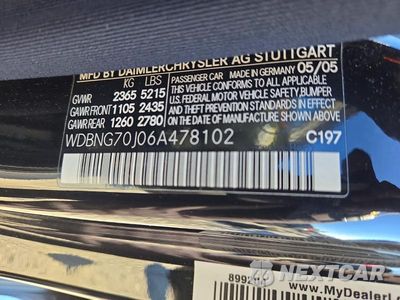 Zdjęcie 12 z 12 samochodu: 2006 MERCEDES-BENZ S 430 VIN:WDBNG70J06A478102 - miniatura