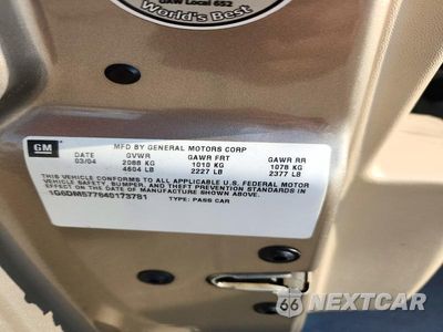Zdjęcie 12 z 12 samochodu: 2004 CADILLAC CTS LUXURY VIN:1G6DM577840173781 - miniatura