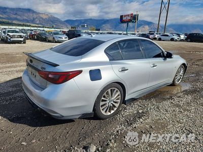 Trzecie zdjęcie samochodu z tyłu: 2018 INFINITI Q50 3.0T LUXE VIN:JN1EV7AR0JM432968 - miniatura
