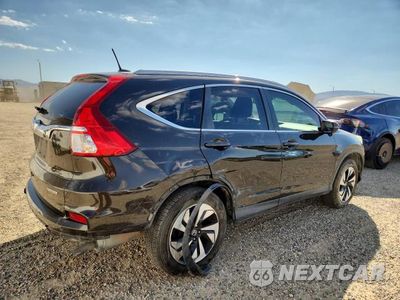 Trzecie zdjęcie samochodu z tyłu: 2015 HONDA CR-V TOURING VIN:5J6RM3H98FL017906 - miniatura