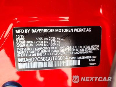 Zdjęcie 12 z 12 samochodu: 2016 BMW 640 XI GRAN COUPE VIN:WBA6D2C58GGT66014 - miniatura