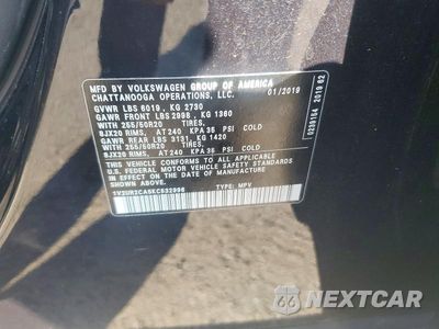 Zdjęcie 14 z 14 samochodu: 2019 VOLKSWAGEN ATLAS SE VIN:1V2UR2CA5KC532996 - miniatura