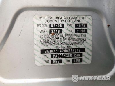 Zdjęcie 12 z 12 samochodu: 2006 JAGUAR X-TYPE 3.0 VIN:SAJWA51A26WE93847 - miniatura
