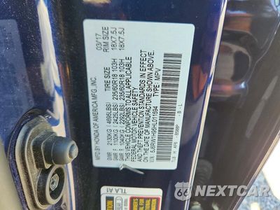 Zdjęcie 14 z 14 samochodu: 2017 HONDA CR-V TOURING VIN:5J6RW1H95HL011594 - miniatura