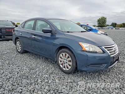 Czwarte zdjęcie samochodu z boku: 2013 NISSAN SENTRA S VIN:3N1AB7AP4DL611440 - miniatura