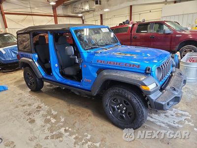 Czwarte zdjęcie samochodu z boku: 2024 JEEP WRANGLER RUBICON VIN:1C4PJXFG3RW130051 - miniatura