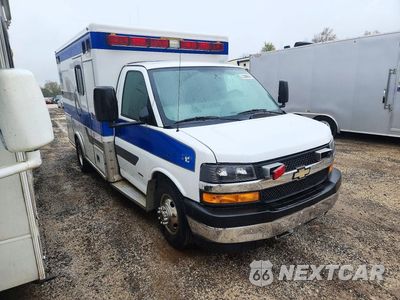 Czwarte zdjęcie samochodu z boku: 2007 CHEVROLET EXPRESS G3500 VIN:1GBJG316971248731 - miniatura