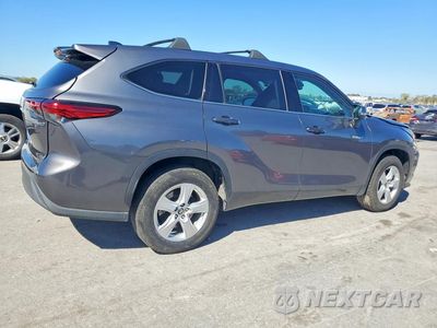 Trzecie zdjęcie samochodu z tyłu: 2021 TOYOTA HIGHLANDER HYBRID LE VIN:5TDZARAH7MS507655 - miniatura