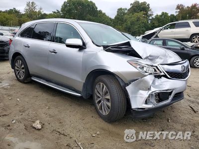 Czwarte zdjęcie samochodu z boku: 2014 ACURA MDX TECHNOLOGY VIN:5FRYD4H47EB006441 - miniatura
