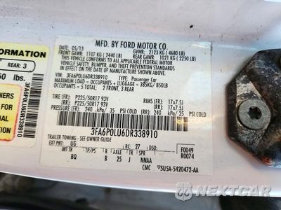 Zdjęcie 13 z 13 samochodu: 2013 FORD FUSION SE HYBRID VIN:3FA6P0LU6DR338910 - miniatura