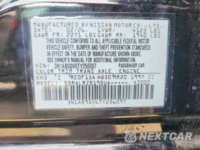 Zdjęcie 13 z 13 samochodu: 2026 NISSAN SENTRA SR VIN:3N1AB9DV6TY256097 - miniatura