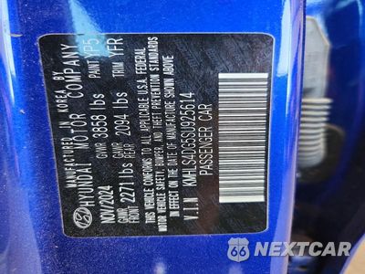 Zdjęcie 13 z 13 samochodu: 2025 HYUNDAI ELANTRA SEL VIN:KMHLS4DG5SU925614 - miniatura