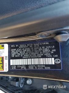 Zdjęcie 12 z 12 samochodu: 2025 LEXUS ES 300H BASE VIN:58ADA1C13SU057088 - miniatura