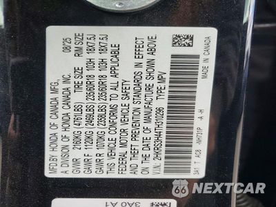 Zdjęcie 13 z 13 samochodu: 2026 HONDA CR-V EX VIN:2HKRS3H44TH310296 - miniatura
