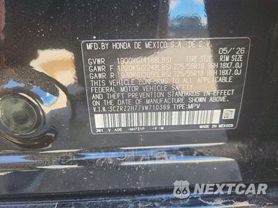 Zdjęcie 13 z 13 samochodu: 2027 HONDA HR-V EXL VIN:3CZRZ2H77VM710389 - miniatura