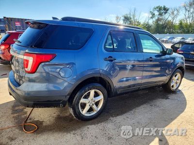 Trzecie zdjęcie samochodu z tyłu: 2018 FORD EXPLORER VIN:1FM5K8B8XJGC42607 - miniatura