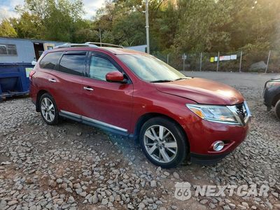 Czwarte zdjęcie samochodu z boku: 2015 NISSAN PATHFINDER PLATINUM VIN:5N1AR2MM3FC604549 - miniatura