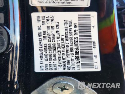 Zdjęcie 13 z 13 samochodu: 2010 HONDA CR-V EX VIN:5J6RE3H55AL005327 - miniatura