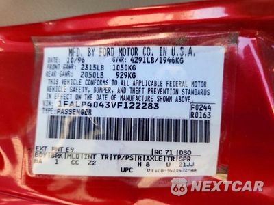 Zdjęcie 13 z 13 samochodu: 1997 FORD MUSTANG VIN:1FALP4043VF122283 - miniatura