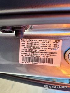 Zdjęcie 14 z 14 samochodu: 2017 HONDA CR-V EXL VIN:7FARW1H89HE017810 - miniatura