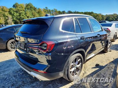 Trzecie zdjęcie samochodu z tyłu: 2024 BMW X3 XDRIVE30I VIN:5UX53DP05R9V11284 - miniatura