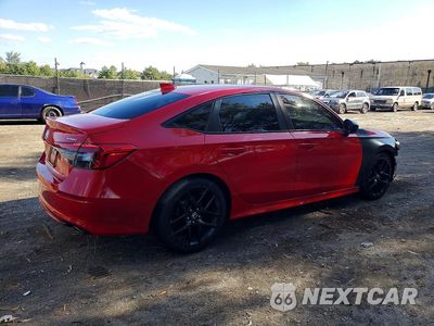 Trzecie zdjęcie samochodu z tyłu: 2022 HONDA CIVIC SPORT VIN:2HGFE2F59NH534600 - miniatura